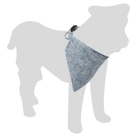 Abbildung Flamingo Halsband mit Bandana Nelson blau