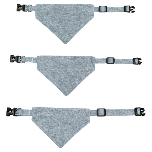 weitere Abbildung Flamingo Halsband mit Bandana Nelson blau