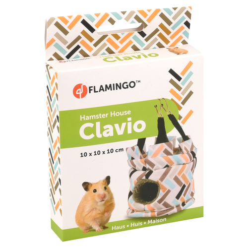 weitere Abbildung Flamingo Hamsterhaus Aufhnger mit 2 Lcher Clavio