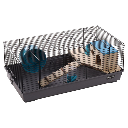 weitere Abbildung Flamingo Hamsterkfig Jang schwarz/grau