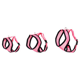 Abbildung Flamingo Harms Katzengeschirr-Set rosa/schwarz