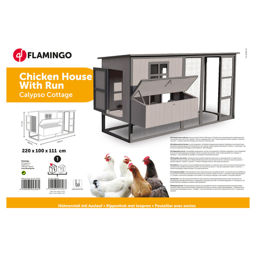 weitere Abbildung Flamingo Hhnerstall Calypso Cottage