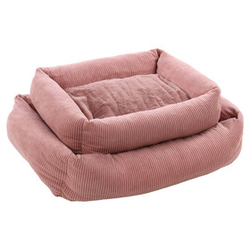Abbildung Flamingo Hundebett Colette rechteckig altrosa