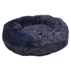 Abbildung Flamingo Hundebett Krems rund marineblau