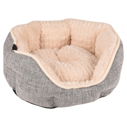 weitere Abbildung Flamingo Hundebett Zupo achteckig grau