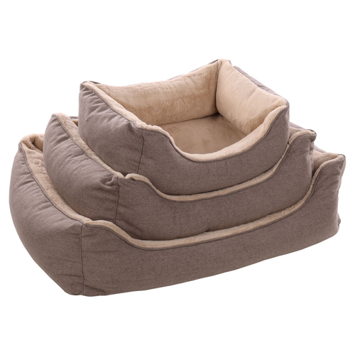 Flamingo Hundekorb Esmo rechteckig beige