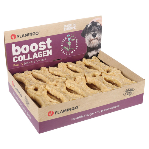 Flamingo Hundesnack Boost Knochen mit Huhn & Kollagen 720 g