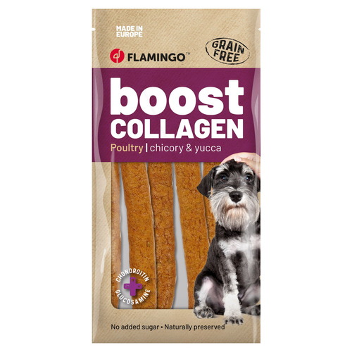 Flamingo Hundesnack Boost Wurst mit Huhn & Kollagen 600 g
