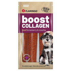 Abbildung Flamingo Hundesnack Boost Wurst mit Rind & Kollagen 600 g