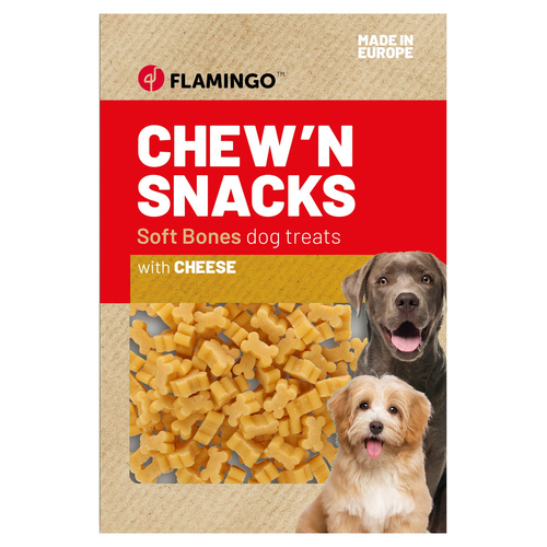 Flamingo Hundesnack Chewn Snack Knochen mit Käse 150 g