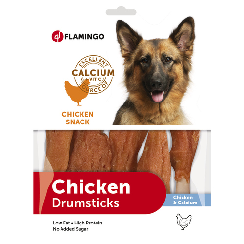 Flamingo Hundesnack Chick"n Calcium Knochen 400 g