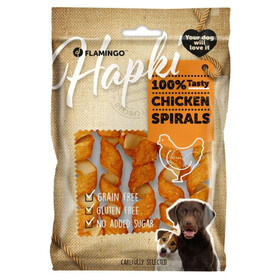 Flamingo Hundesnack Hapki Spirale mit Huhn