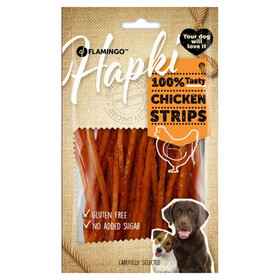 Flamingo Hundesnack Hapki Streifen mit Huhn