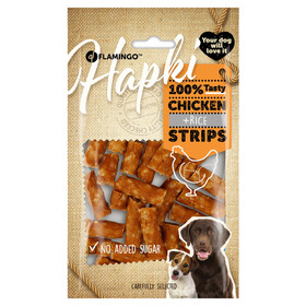 Flamingo Hundesnack Hapki Streifen mit Huhn & Reis
