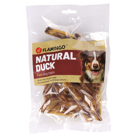 Flamingo Hundesnack Nature Entenf&uuml;&szlig;e 200 g