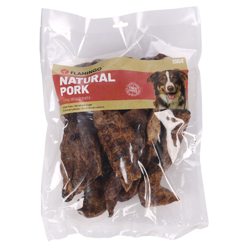 Flamingo Hundesnack Nature Schweinelungen 200 g