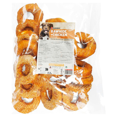 Flamingo Hundesnack Rhide Ring mit Huhn 2,2 kg