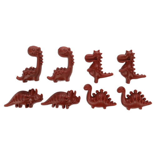 weitere Abbildung Flamingo Hundesnack Veggie Dino mit Erdbeere rot
