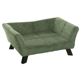 Flamingo Hundesofa Damario rechteckig gr&uuml;n