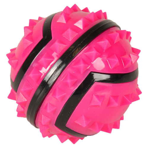 Flamingo Hundespielzeug Ball mit TPR rosa, Maße: 10 cm