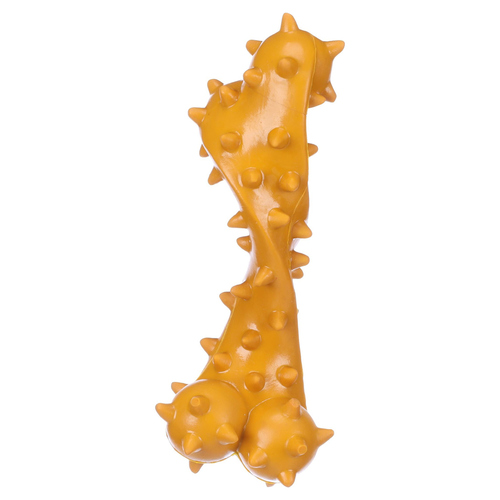 Flamingo Hundespielzeug Binty Knochen für Welpen ocker