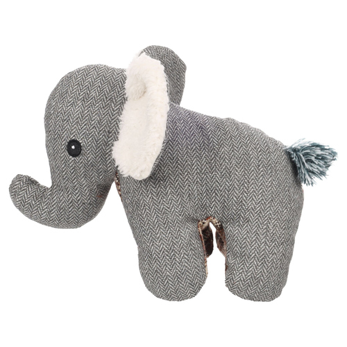 Flamingo Hundespielzeug Britta Elefant grau