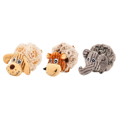 Flamingo Hundespielzeug Büffel/Elefant/Hund mit TPR Ball