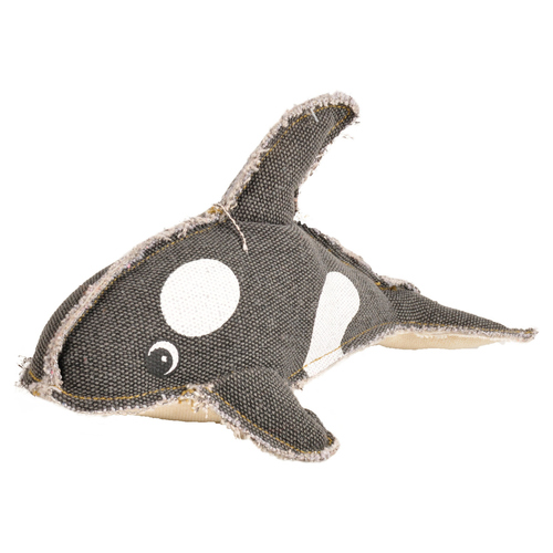 Flamingo Hundespielzeug Canvas Delfin Squeaker