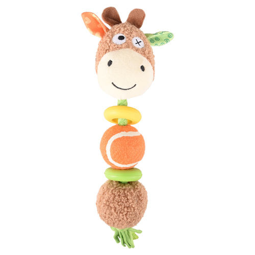 Flamingo Hundespielzeug Cheery Ziege mit Tennisball