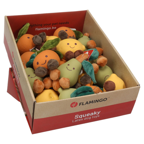 weitere Abbildung Flamingo Hundespielzeug Citri Zitrone & Birne & Apfelsine