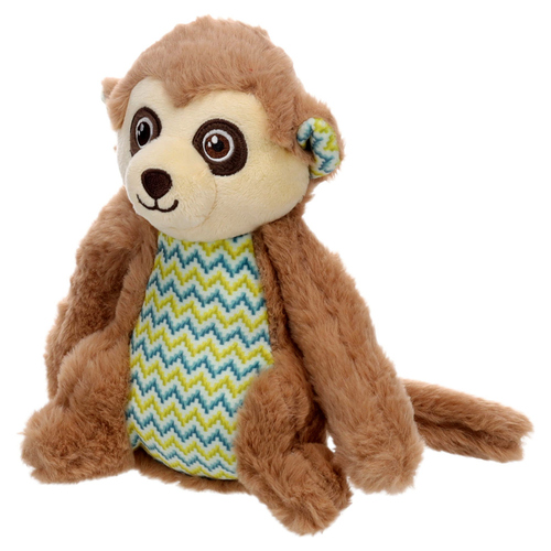 Flamingo Hundespielzeug Drala Affe braun