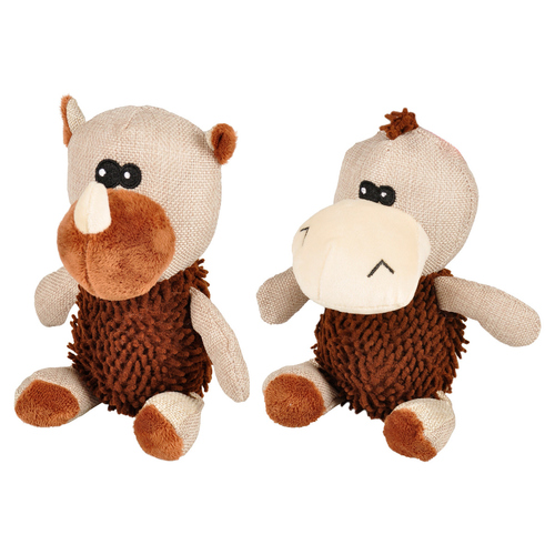 Flamingo Hundespielzeug Ente und Nashorn