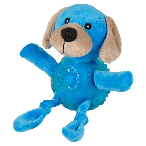 Flamingo Hundespielzeug Fat Bellies mit TPR blau