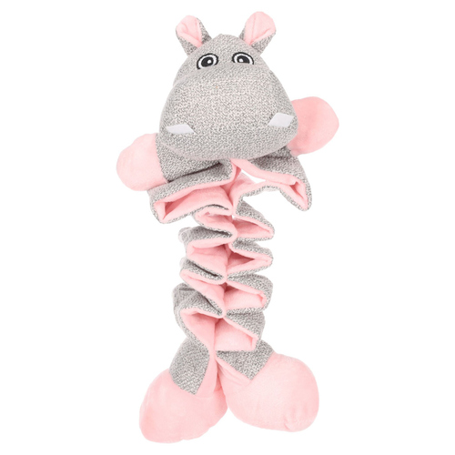 Flamingo Hundespielzeug Filsy Nilpferd für Welpen rosa