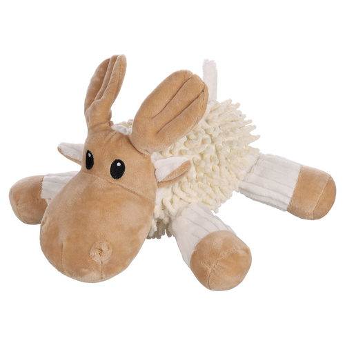 Flamingo Hundespielzeug Flufa Rentier beige