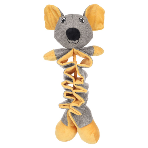 Flamingo Hundespielzeug Folsy Maus für Welpen ocker