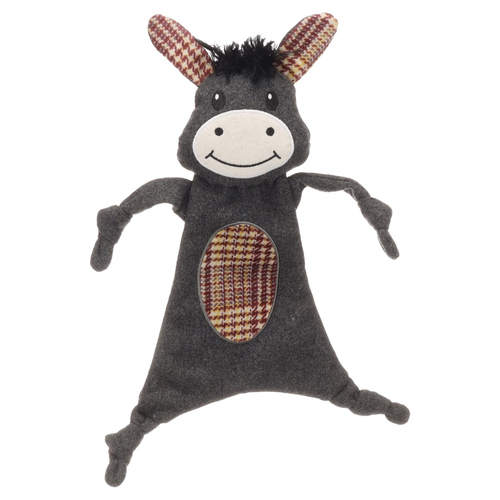 Flamingo Hundespielzeug Frestu Esel grau