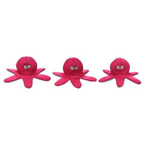 Flamingo Hundespielzeug Fronne Oktopus Emoji rosa