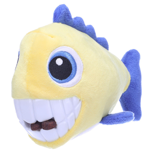 Flamingo Hundespielzeug Gebla Fisch gelb