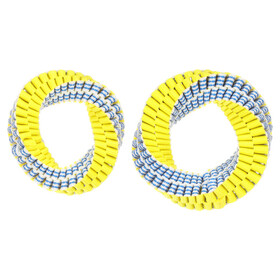 Abbildung Flamingo Hundespielzeug Glowa Ring blau/gelb