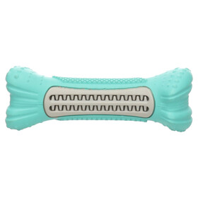 Abbildung Flamingo Hundespielzeug Growi Dental Knochen wei/grn