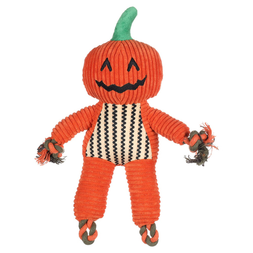 Flamingo Hundespielzeug Halloween Bunut Kürbis orange