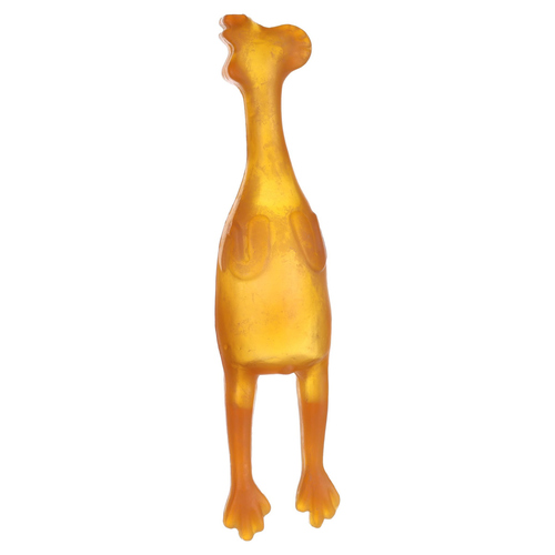 Flamingo Hundespielzeug Huhn Rubba braun