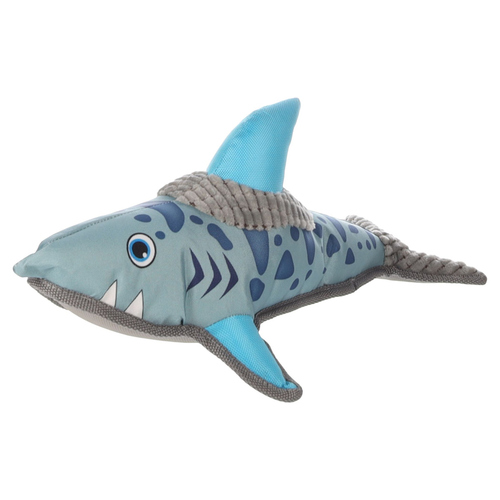 Flamingo Hundespielzeug Jawsi Hai blau