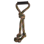 Hundespielzeug Joe Zerrseil mit 3 Knoten camouflage, Abbildung 2