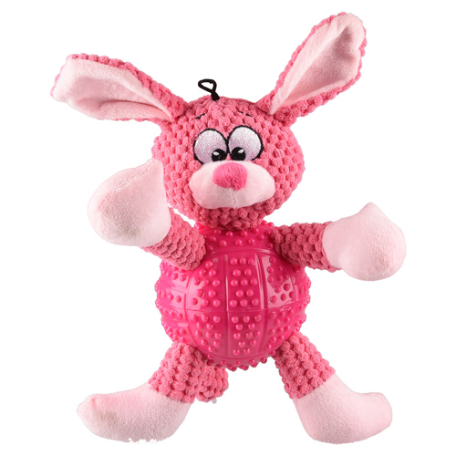 Flamingo Hundespielzeug Kaninchen Bess + TPR pink