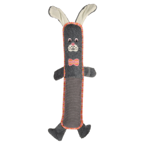 Flamingo Hundespielzeug Kaninchen Jarga grau