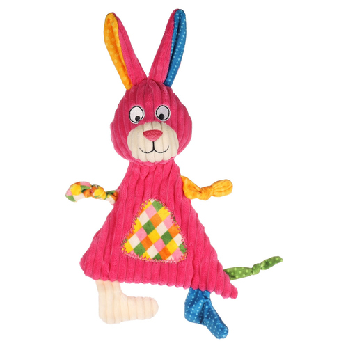 Flamingo Hundespielzeug Kareau Kaninchen rosa