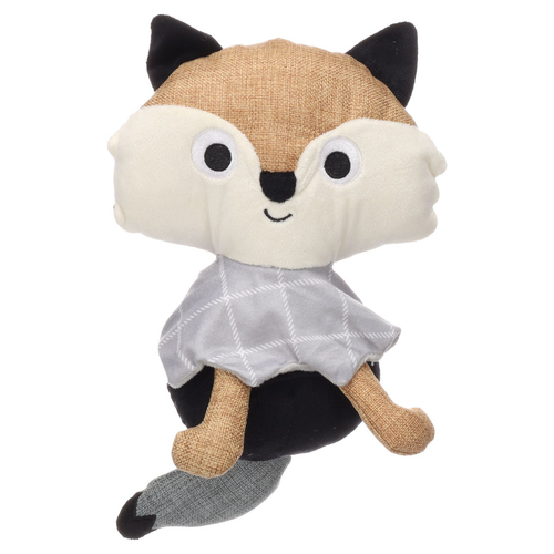 Flamingo Hundespielzeug Koppo Fuchs grau