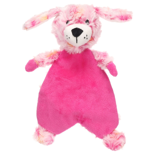 Flamingo Hundespielzeug Kuscheltuch Roza Hund rosa